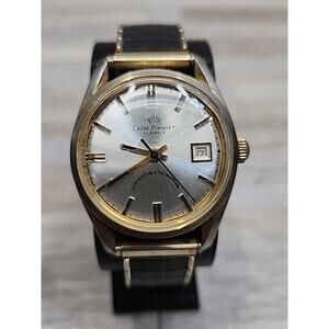 Vintage Leon Piradet 21 Jewel Men’s Wristwatch. Runs But Stops.
